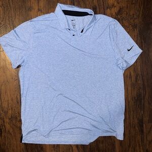 Nike Dri-FIT Heather Blue Polo
